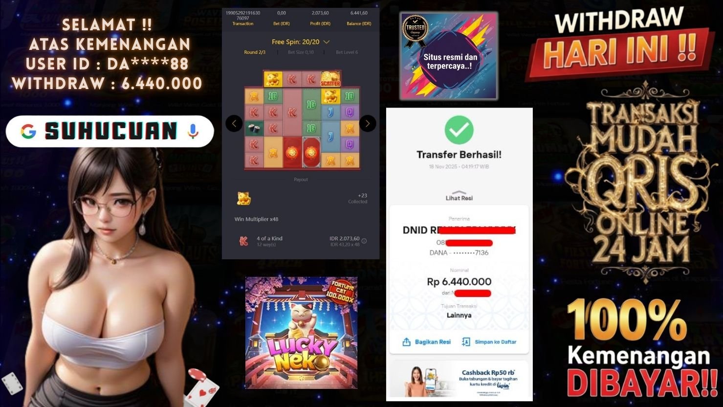 SUHUCUAN JACKPOT SLOT LUCKY NEKO